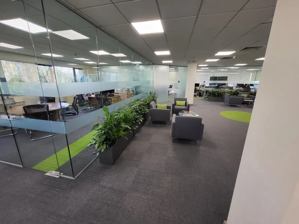 A completed refurbishment interior