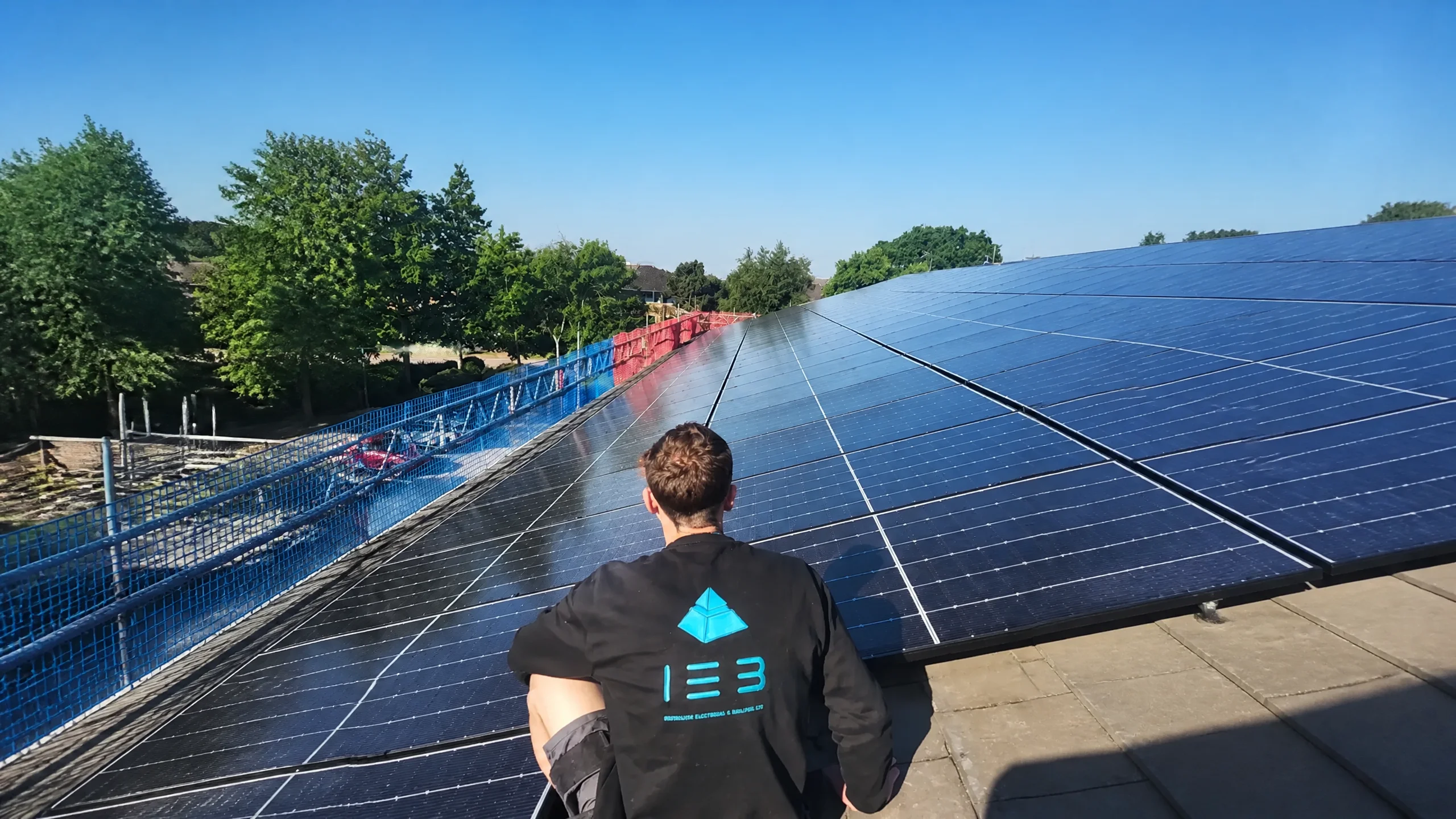 Residential solar and battery installation